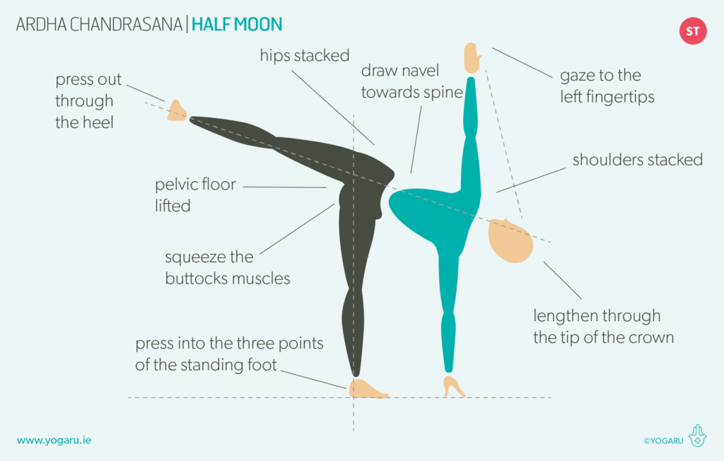 Half Moon Pose Ardha-Chandrasana