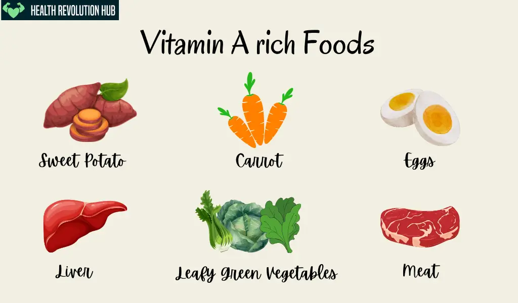 Vitamin A rich foods 